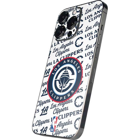 NBA Los Angeles Clippers Blast Text iPhone 14 Pro Skin